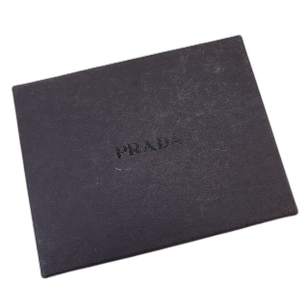 Prada Portafoglio Tessuto Zip Nylon Leather Wallet With COA and Box - Picture 15 of 16
